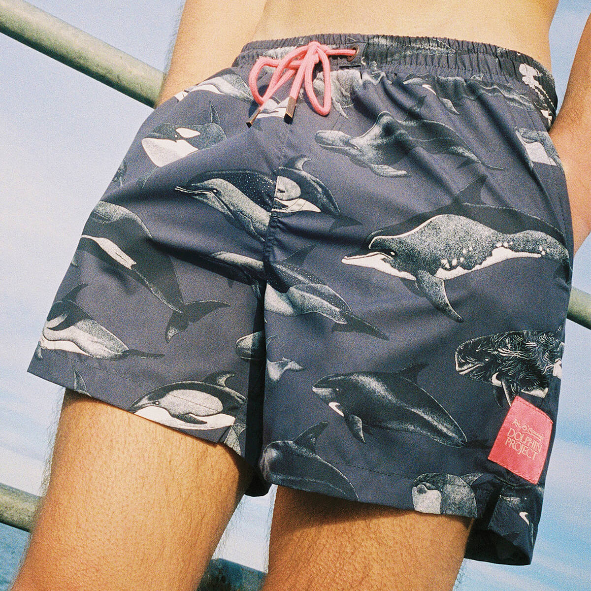 Above knee store swim shorts