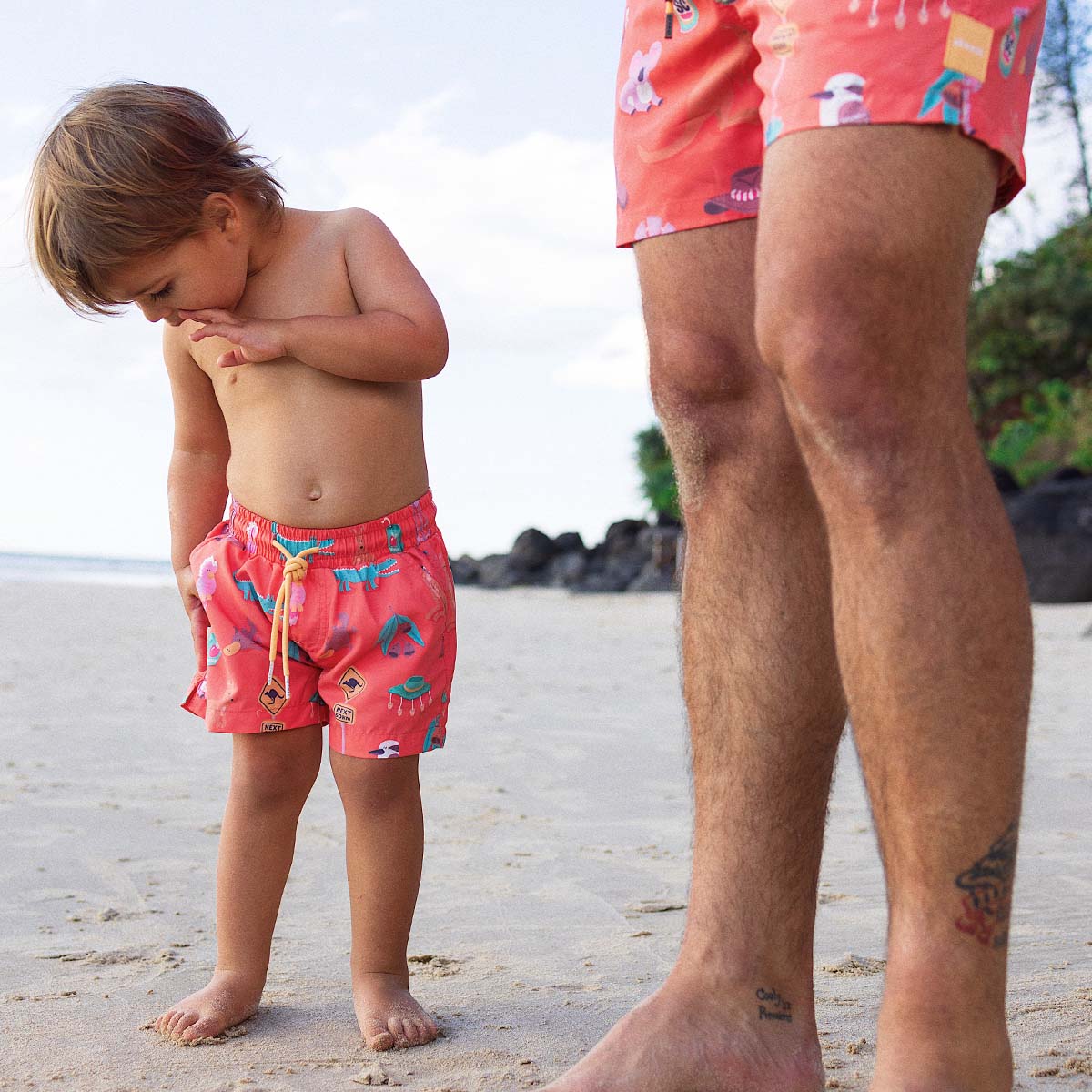 Outback Jack 2.0 Jnr Swim Shorts Skwosh