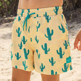 Cactus Jack Teen Swim Shorts in Yellow