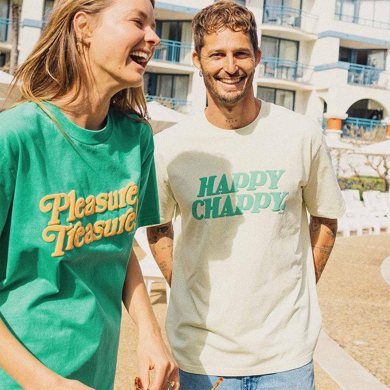 Pleasure Treasure & Happy Chappy Tee 2 Pack