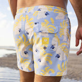 Happy Cocky Swim Shorts in Light Blue