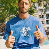 Have A Nice Day Mate Regular Tee in Navy Blue