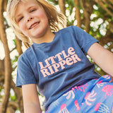 Little Ripper Junior Regular Tee in Navy