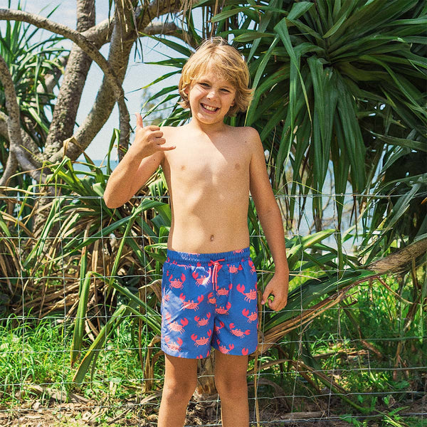 Mr. Pinchy Teen Swim Shorts in Royal Blue