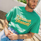 Pleasure Treasure Regular Tee in Green