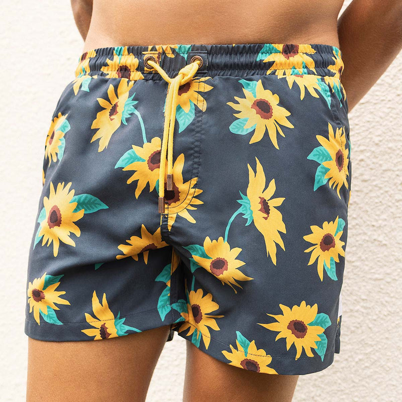 Sunny Boy Swim Shorts in Charcoal