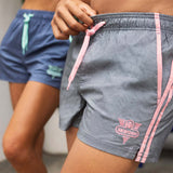 Rec Club 3" Shorties in Charcoal Pink