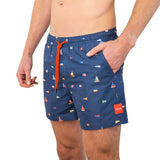 Nauti Buoy Swim Shorts in Navy