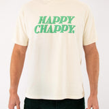 Happy Chappy Regular Tee in Ecru