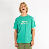 Happy As Larry Regular Tee in Green