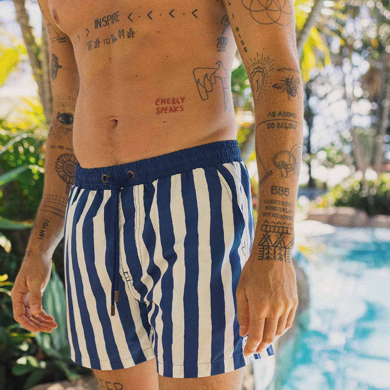 Sorrento Stripe Swim Shorts