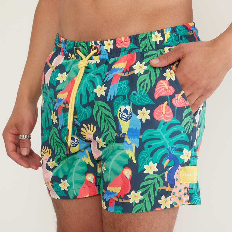 Bird store swim trunks